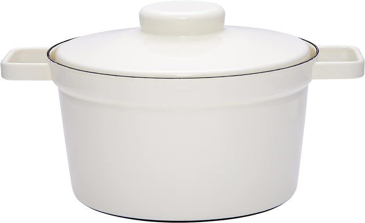 Riess, 2106-212, Topf mit Deckel, PURE WHITE, AROMAPOTS, Truehomeware, Durchmesser 24 cm, Inhalt 3.5