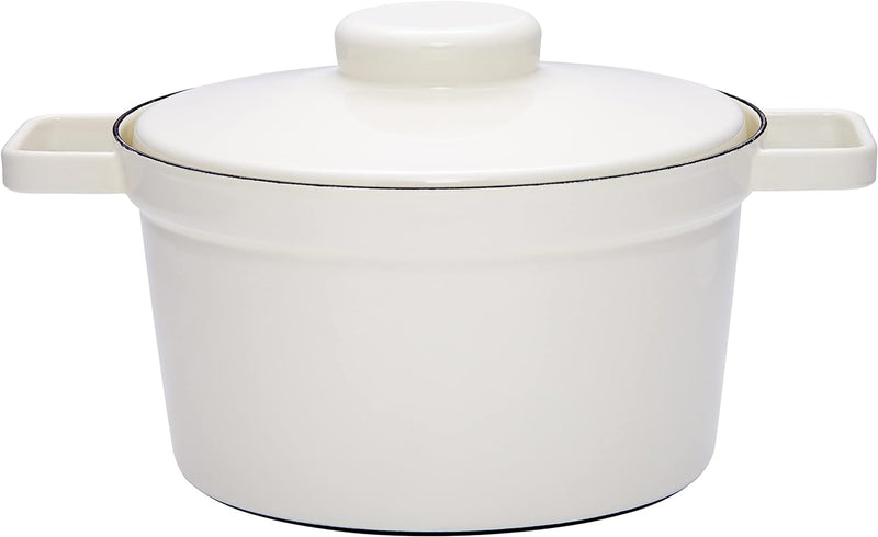 Riess, 2106-212, Topf mit Deckel, PURE WHITE, AROMAPOTS, Truehomeware, Durchmesser 24 cm, Inhalt 3.5
