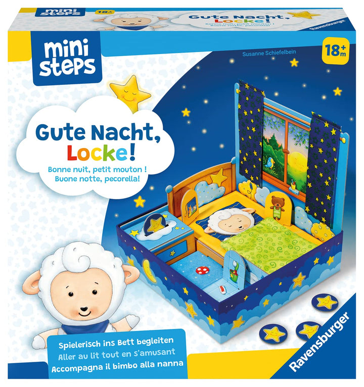 Ravensburger ministeps 4196 Gute Nacht, Locke! - Spielerisch ins Bett begleiten - Für EIN entspannte