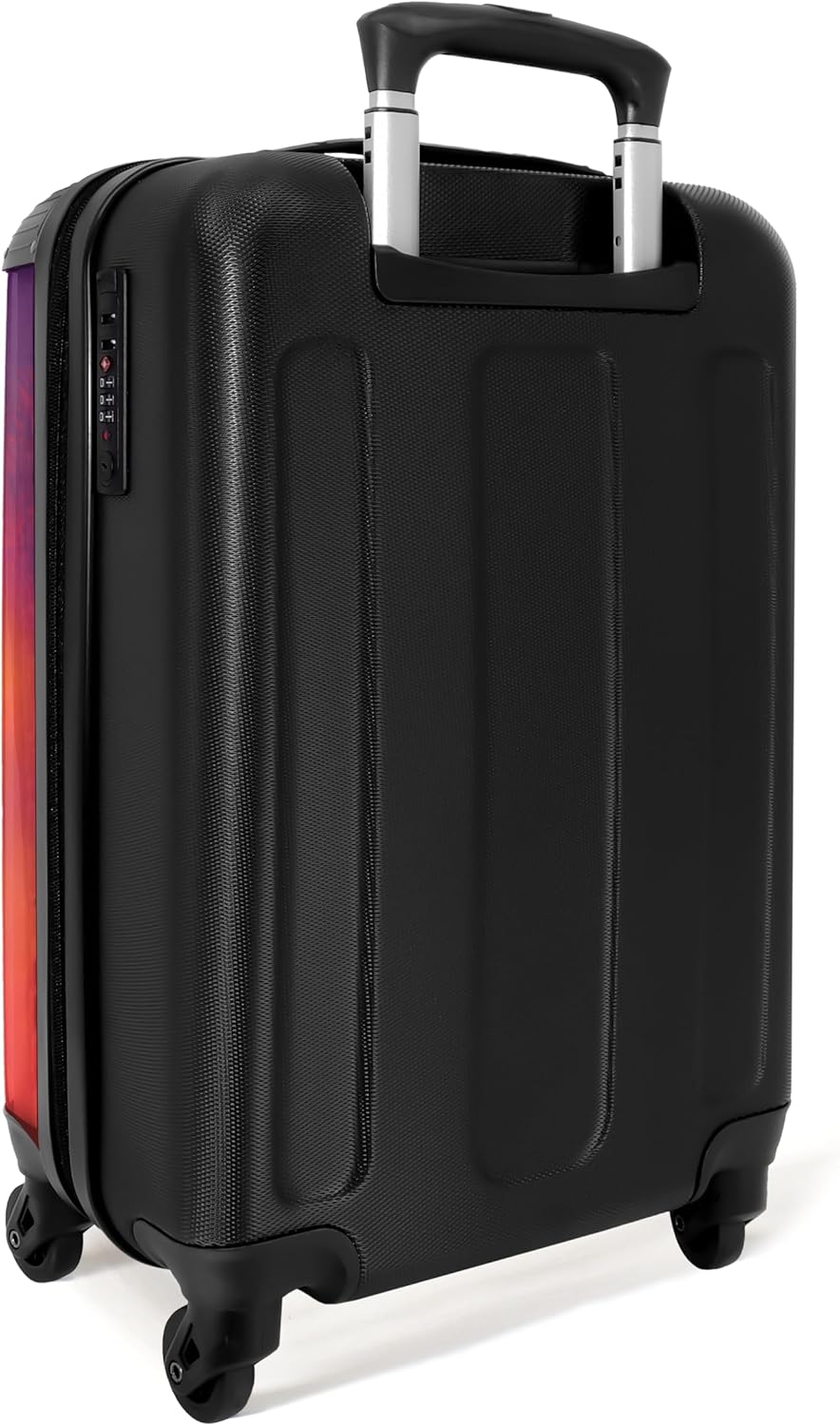 NoBoringSuitcases.com® Koffer Handgepäck Trolley Rollkoffer Kleine Reisekoffer mit 4 Rollen - Erdmän