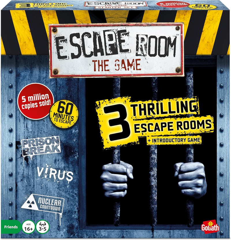 Escape Room: The Game - Vol. 1, 3 Thrilling Escape Rooms in Your Own Home!, Board Games for Adults,