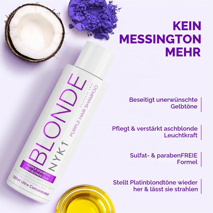 Blond Spülung SULPHATFREIES (500ml) Conditioner Blondiertes Haar Silber Conditioner Haare Für Graues