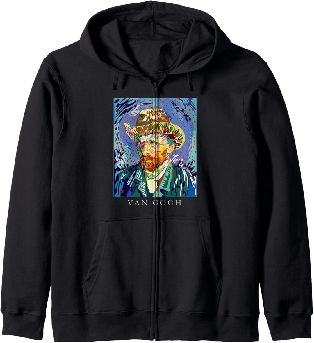 Van Gogh Art Graphic Tees - Novelty T-Shirts & Cool Designs Kapuzenjacke