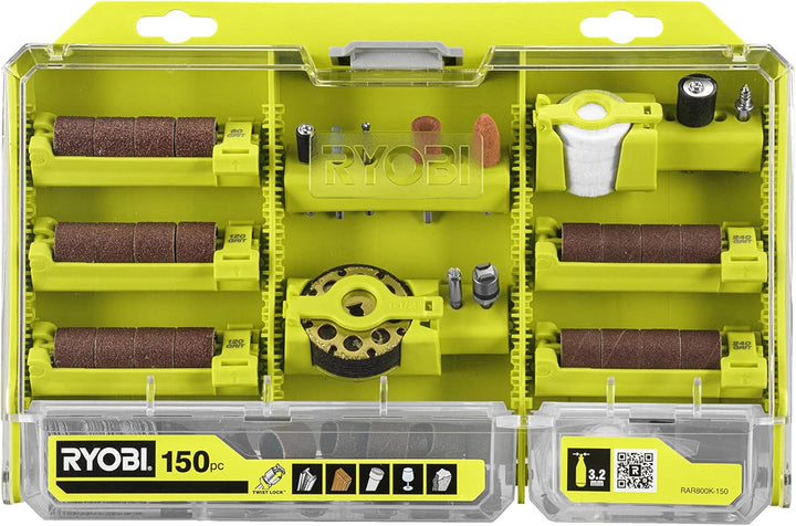 RYOBI Mehrzweck-Set, 150 tlg. RAR800K-150 Koffer 150 pcs, Koffer 150 pcs