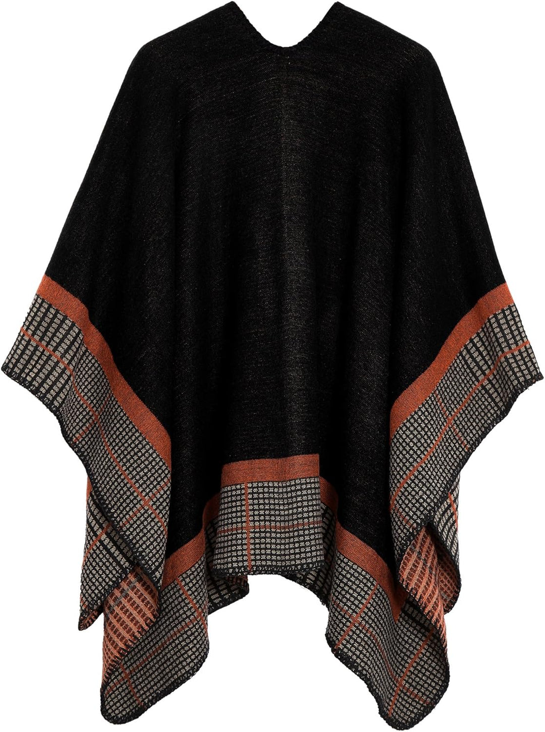 Damen Warm Offene Front Strick Schals und Wraps Floral Elegante Cardigans Poncho Cape Coat Mantel Sc