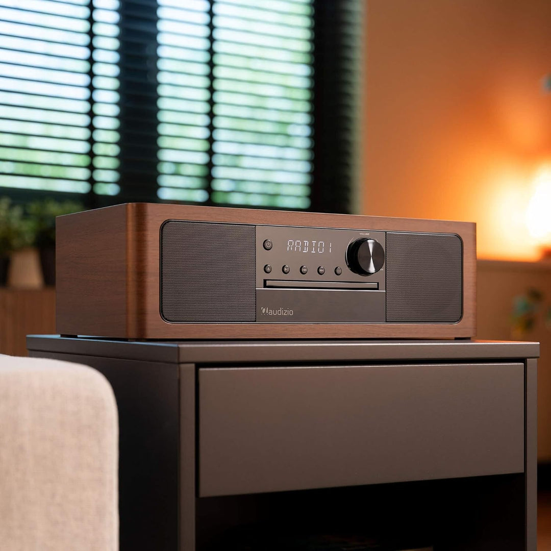 Audizio Lunata - DAB Radio mit CD Player, 100W Stereoanlage mit CD & Bluetooth 5.3 - Musikanlage mit