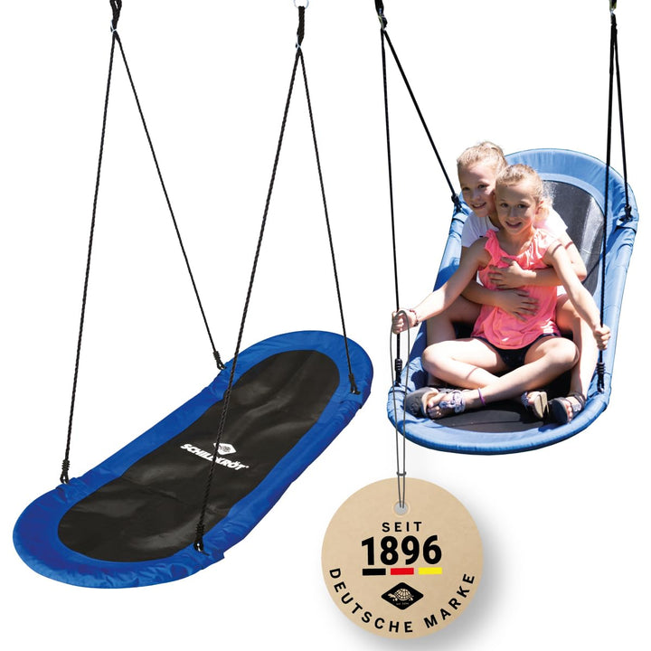 Schildkröt® Nestschaukel Oval, riesige Gartenschaukel für Kinder & Erwachsene, 165cm x 70cm, Hängesc