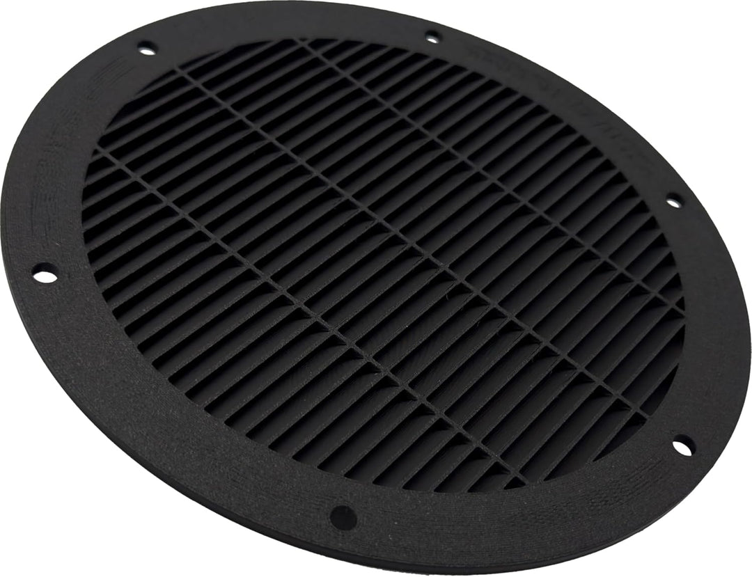 Lichtfalle 150mm Gen 2 lichtdichtes Zuluftgitter für Growbox & Growzelt | Für 150mm Systeme · Schwar