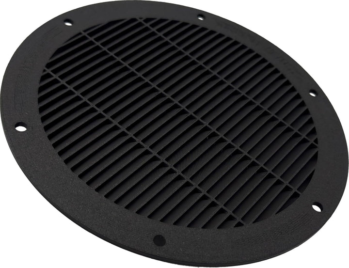 Lichtfalle 150mm Gen 2 lichtdichtes Zuluftgitter für Growbox & Growzelt | Für 150mm Systeme · Schwar