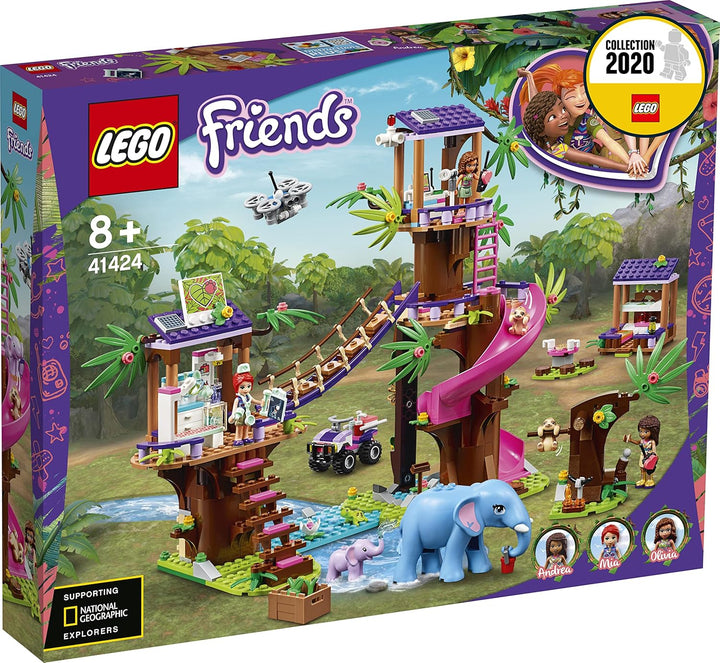 LEGO 41424 Friends Tierrettungsstation im Dschungel Einheitsgrösse, Einheitsgrösse
