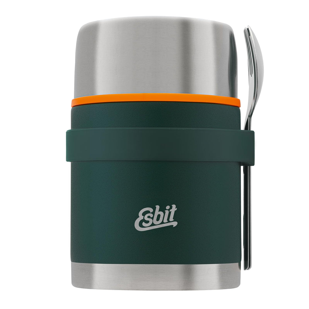 Esbit Thermobehälter Classic für Speisen - Warmhaltebehälter 750 ml in Forest Grün - aus Edelstahl f
