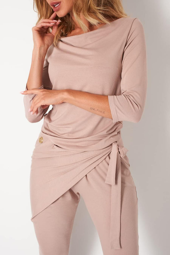 Lemoniade eleganter Jumpsuit mit langen Ärmeln, elegantem Schnitt und ausgefallenen Details L Modell