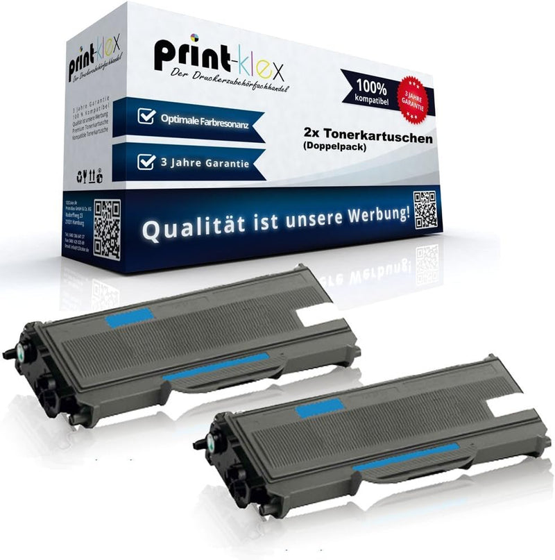 2X Print-Klex Tonerkartuschen kompatibel für Brother DCP 8070 D DCP 8080 DN DCP 8085 DN DCP 8880 DN