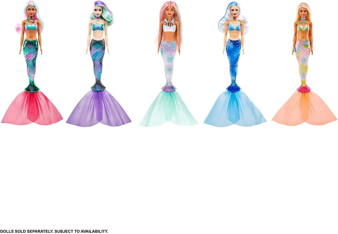 Barbie GTP43 - Color Reveal Puppe mit Enthüllungseffekt mit 1 Überraschungspuppe und 7 weiteren Über