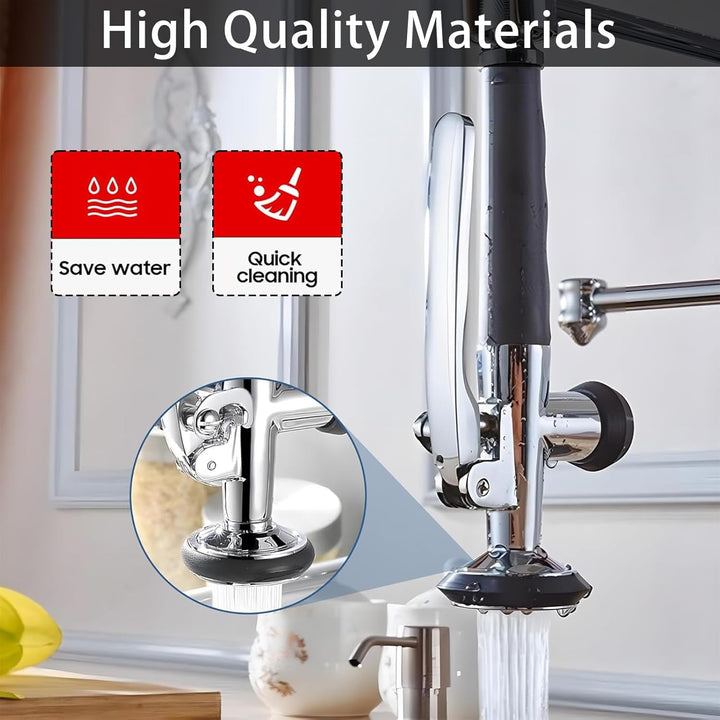 Profi Gastro Handbrause, wasserhahn küche aufsatz 1/2" Standard-AG Spülbrause aus Messing Gastronomi