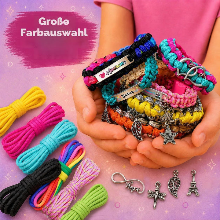 Personalisierte Charm Friendship Bracelet Making Kit: Beste Kinder im Alter von 7-14. Grosse Aktivit