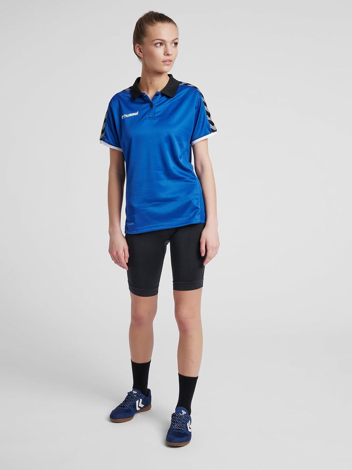 hummel Damen Hmlauthentic Woman Functional Polo Polo M True Blue, M True Blue