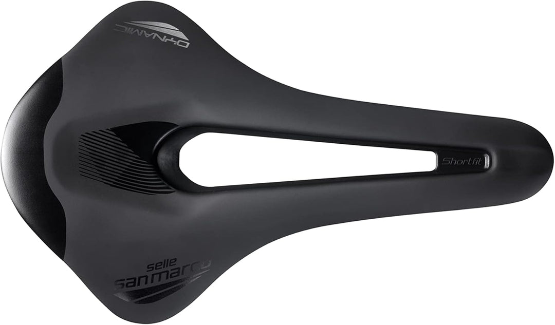 Selle San Marco Unisex – Erwachsene Shortfit 2.0 Comforto-fit Dynamic Sattel L Schwarz, L Schwarz