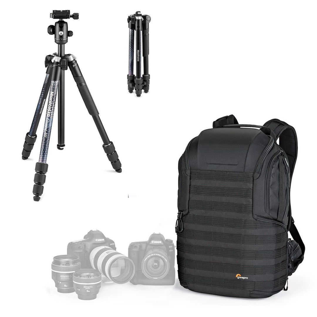 Manfrotto Element MII Kamera-Reisestativ aus Aluminium mit Kugelkopf für Kompaktkameras, CSC, DSLR,