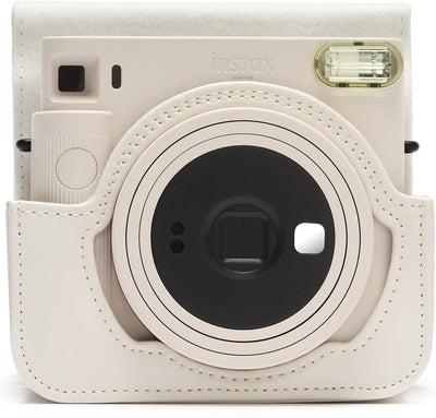 INSTAX SQ1 Camera CASE Chalk White Weiss Einzelbett, Weiss Einzelbett