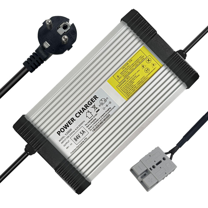 84V 5Amp Ltihium Battery Charger for 72v 20S Li-ion Battery with Anderson Connector for Health Care