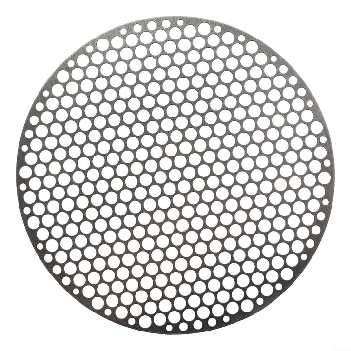 Runder Edelstahl-Grillrost, rundes Grillnetz, Drahtgeflecht, Gestell für Outdoor-Camping, Kochgeschi