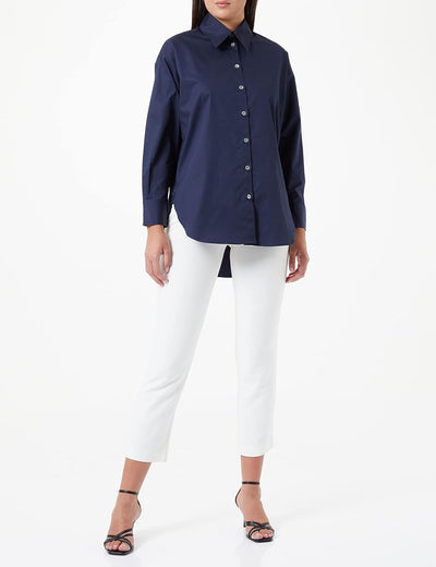 Seidensticker Damen Bluse - Fashion Bluse - Regular Fit - tailliert - Hemd Blusen Kragen - Bügelleic
