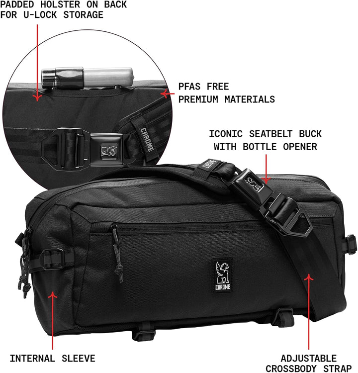 Chrome Kadet Sling Messenger Bag Einheitsgrösse Salbei, Einheitsgr&#xF6;&#xDF;e Salbei