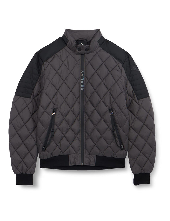 REPLAY Herren Jacke, L 291 Titanium