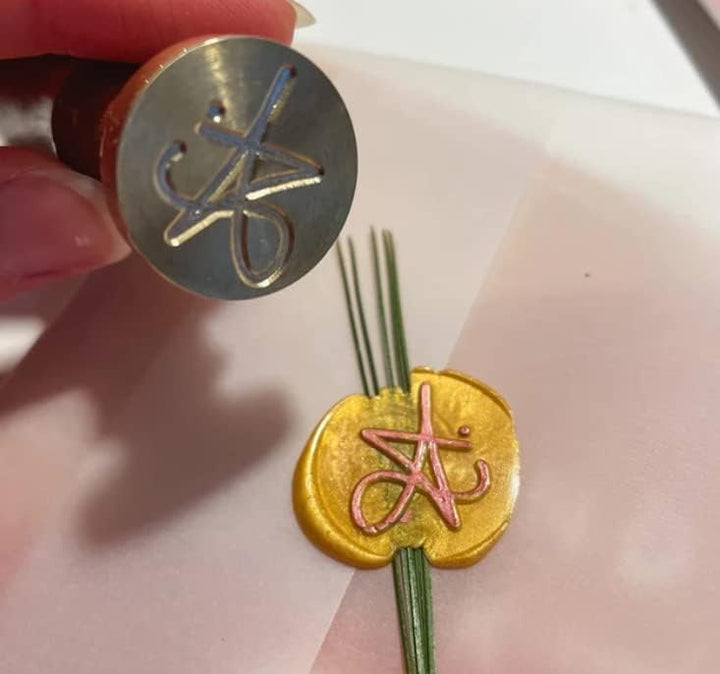Siegel mit eigenem Logo, personalisiertes Siegel, Hochzeit, Einladungskarten stempeln, save the date
