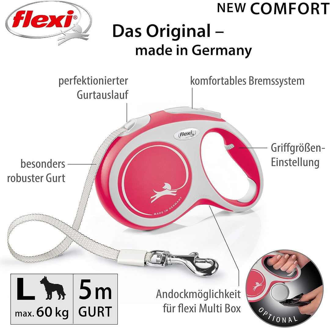 flexi Rollleine New Comfort - L - 5, small, mehrfarbig, small