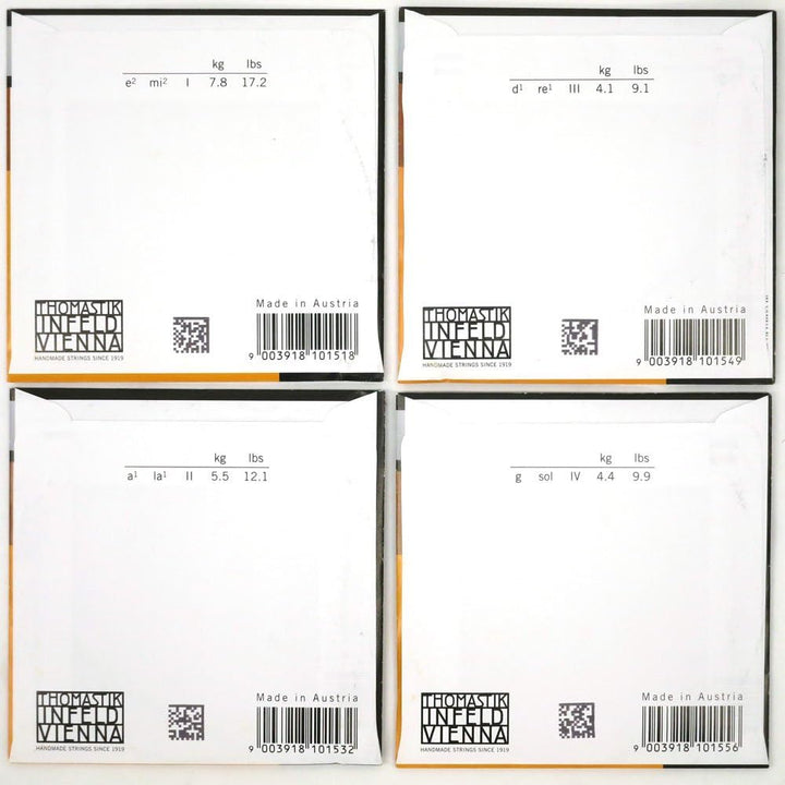 Thomastik 135B 4/4 Violin Set mittel Satz E-Saite Chromstahl Single, mittel Satz E-Saite Chromstahl