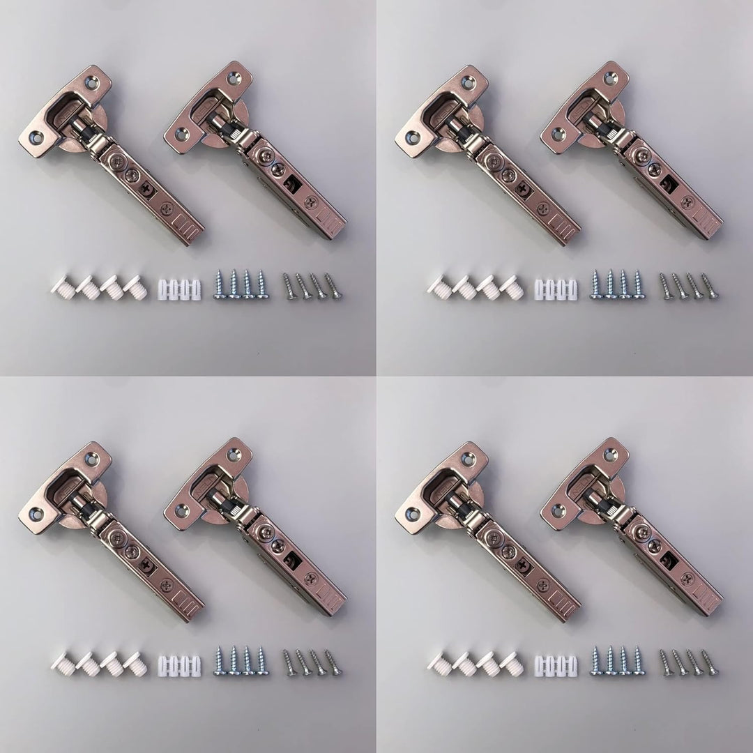 NELI 8er-Set Scharniere mit Softclose (neu) passend für Metod (wie UTRUSTA Scharniere) mit 8 Scharni
