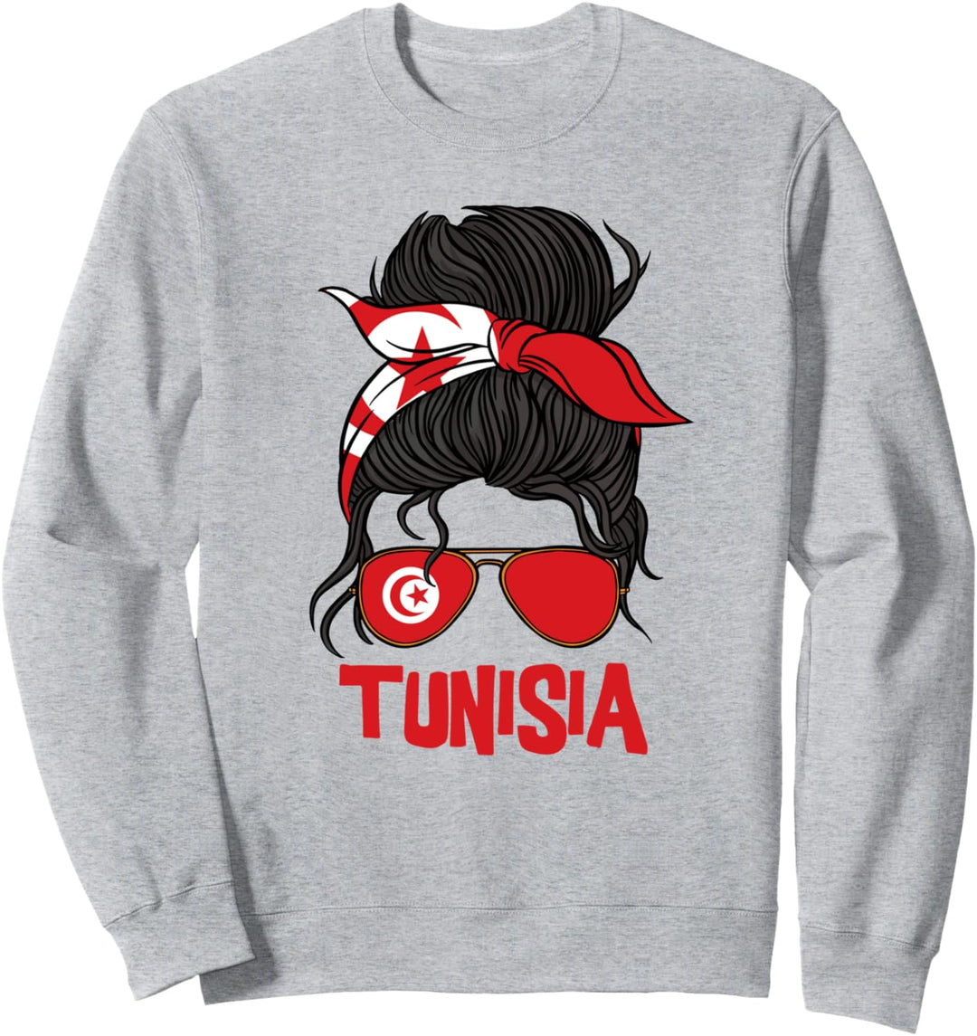 Tunesien For Girl Tunesische Flagge für Damen Tunesien Sweatshirt