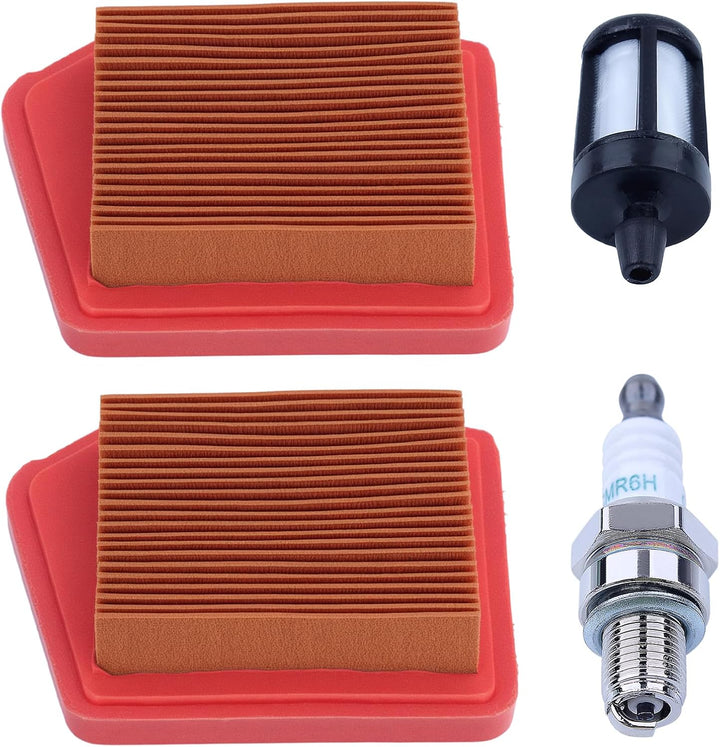AUMEL 2 Stück Luftfilter für Stihl FS240C FS260C FS360C FS410C FS460C FS460RC Motorsense 41471410300