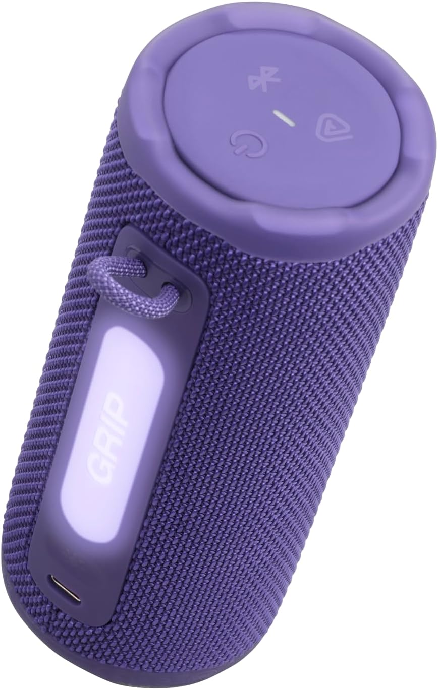 JBL Grip Kompakter Bluetooth Lautsprecher, JBL Pro Sound mit AI Sound Boost, IP68 Wasser- und Staubd
