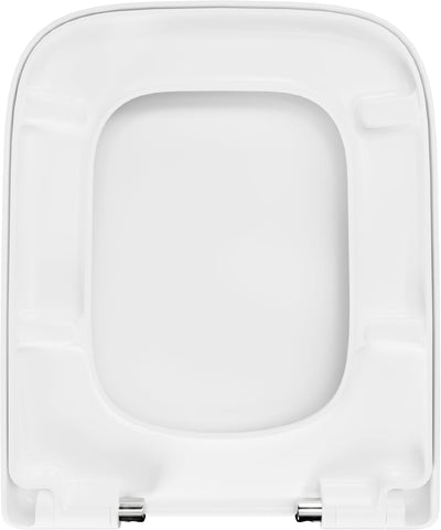 LUVETT® WC-Sitz inkl. 3 Edelstahl Montagelösungen & Absenkautomatik Softclose, Made in EU, antibakte