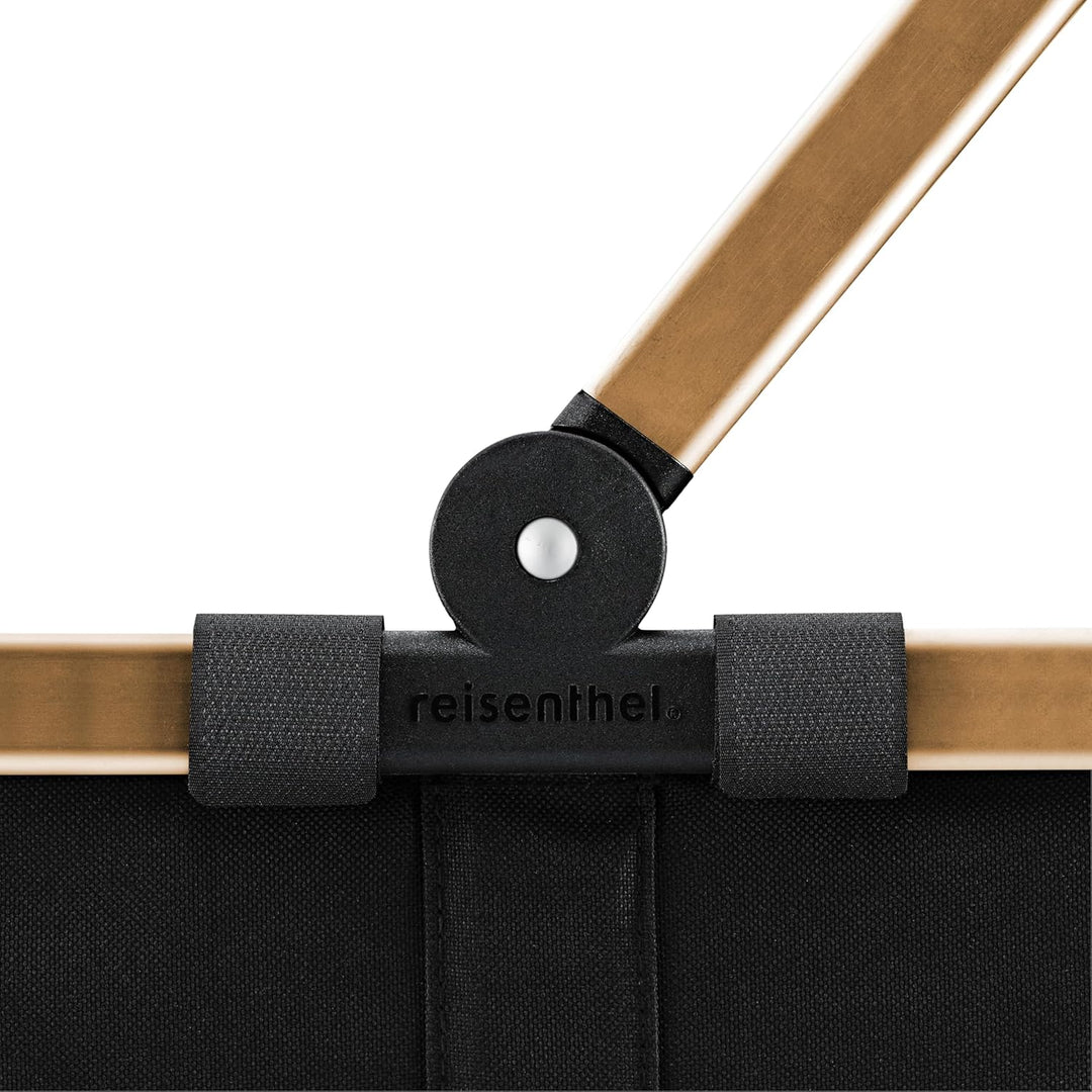 reisenthel carrybag frame light gold/black – Stabiler Einkaufskorb mit viel Stauraum und praktischer