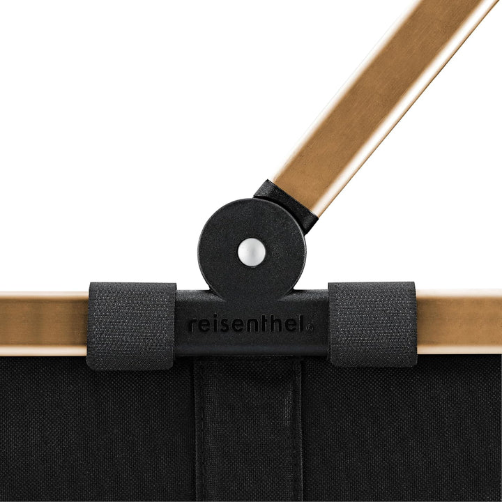 reisenthel carrybag frame light gold/black – Stabiler Einkaufskorb mit viel Stauraum und praktischer