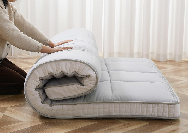 Futon Matratze 137x203cm Klappmatratze - 10cm dick Japanische Klappmatratze, Futon Gästebett, Bodenm