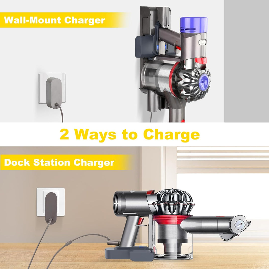 V8 Ersatzakku für Dyson, 21.6V Li-Ion Akku Kompatibel mit Dyson SV10 V8 Animal Motorhead Fluffy Abso