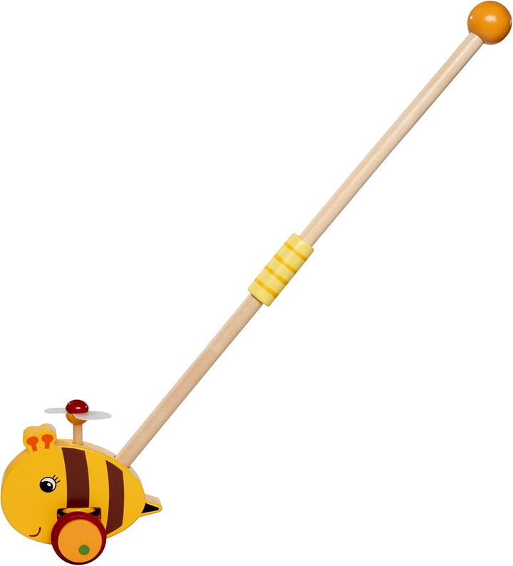 Eichhorn 100006804 - Schiebefigur Biene, mit beweglichem Flügel, Grifflänge 50 cm, geräuschlose Sili