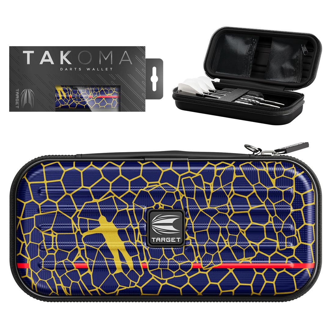 Target Darts Josh Rock Takoma Wallet, Regular - Josh Rock Darttasche, Darts Hartschalen Etui, Darts