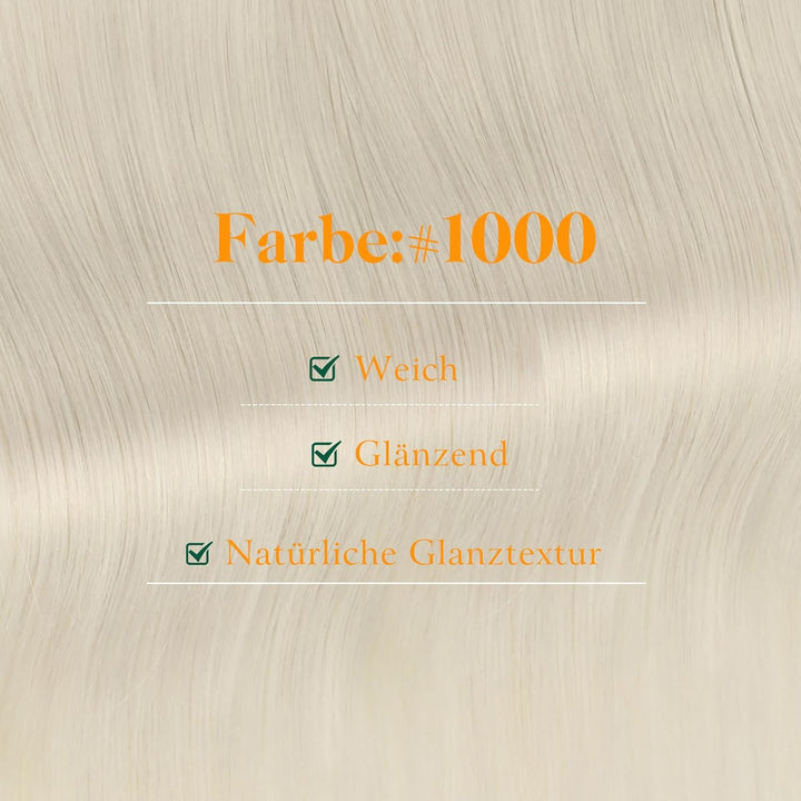 Easyouth Tape Extensions Echthaar Blond Tape in Haar Extensions Farbe Blond Weiss 12 Zoll 20g Echtha