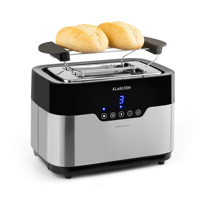 Klarstein Arabica Toaster - 920W, Touch-Bedienfeld, LED-Display, Auftau, Aufwärm- und Abbruchfunktio