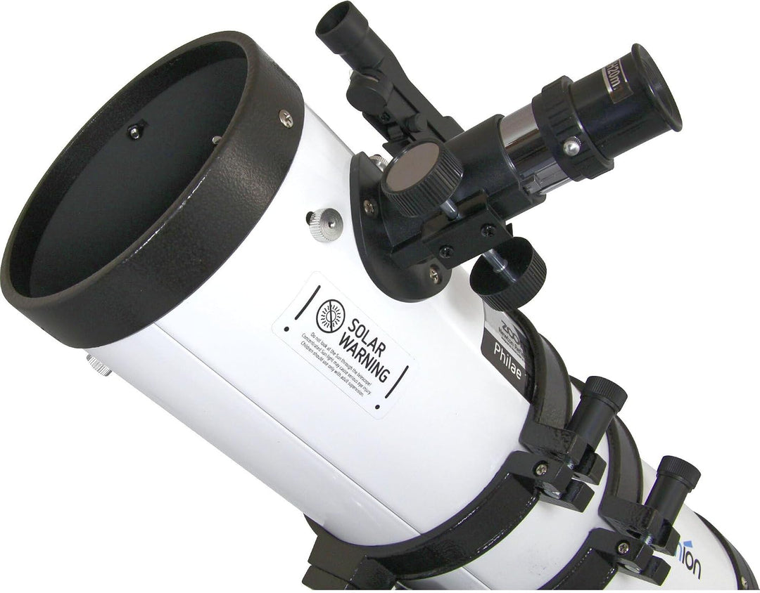 Zoomion Philae 114/500 EQ Spiegelteleskop - Astronomisches Teleskop Set mit Stativ, Montierung und O