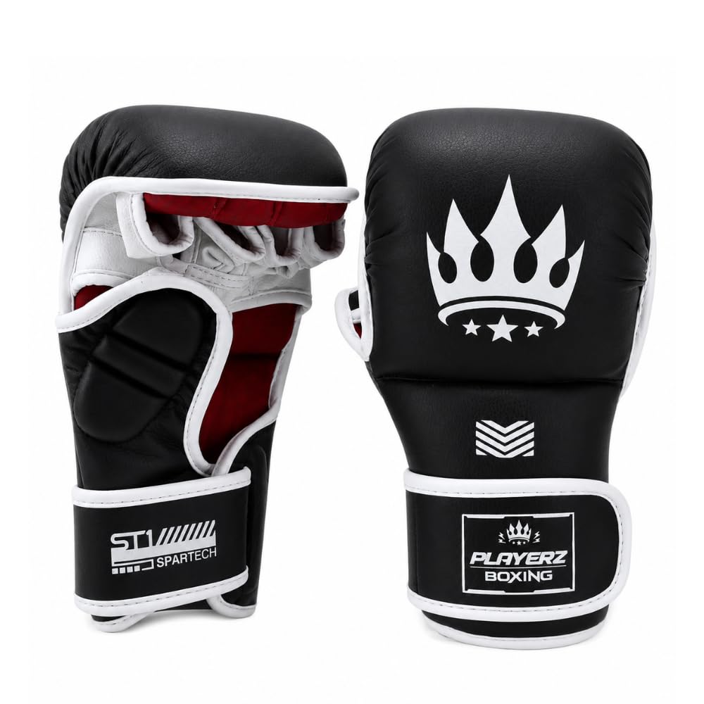 Playerz Spartec MMA-Handschuhe, 200 g, gemischte Kampfsport-Handschuhe, 227 g, Grappling-Handschuhe,