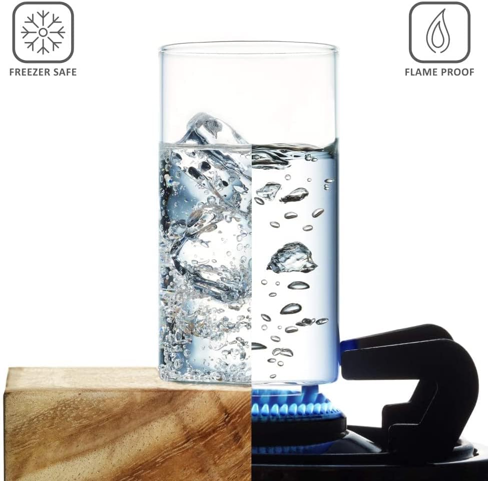 Borosil vcm295 Vision Classic Medium Glas (Set von 6), 290ml 10cm x 6,5cm, Glas 290ml 10cm x 6,5cm