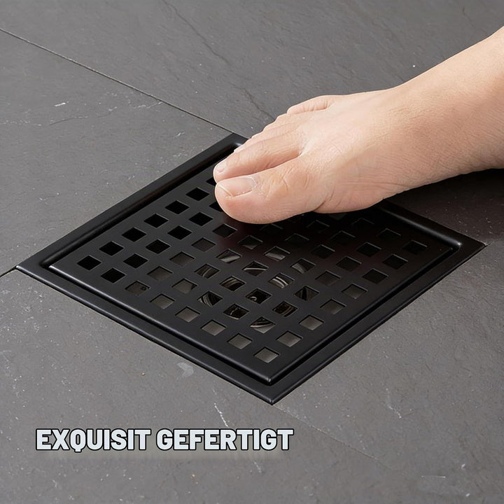 NEWFUN Bodenablauf DN 50,15 * 15cm Bodenablauf Edelstahl, Geruchshemmender, Positiv und Negativ Verw