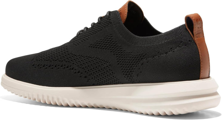 Cole Haan Herren Grand+ Stitchlite WingtipOxford 38.5 EU Schwarz Elfenbein, 38.5 EU Schwarz Elfenbei